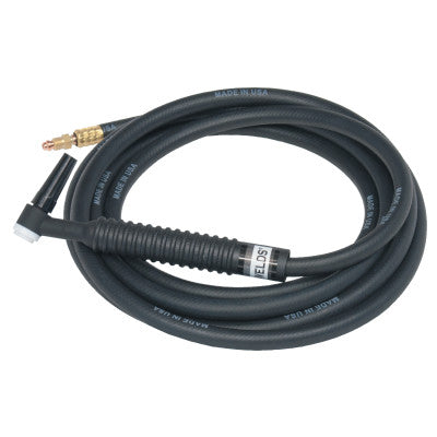 125 Amp Air Cooled TIG Torch, Rigid Head, 3/4 x 4 1/4", One Piece 12' Cable