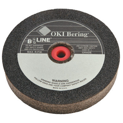 Straight Resinoid Wheel, 6" Dia, 1" Thick, 1" Arbor, Medium Grit