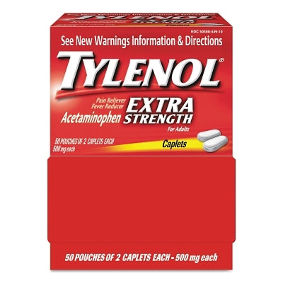 MCL44910 REFILL X-STRN-TYLENOL2/PK BX/1800