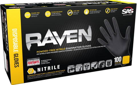 Raven Nitrile Exam Grade Disposable Gloves