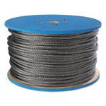 Aircraft Quality Wire Ropes, 7 Strands, 19 Strands/Wire, 1/4 in, 1,400 lb Load
