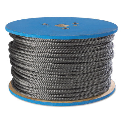 Aircraft Quality Wire Ropes, 7 Strands, 19 Strands/Wire, 5/16 in, 1,960 lb Load