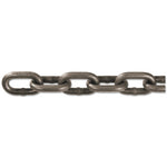 Grade 40 Chains, Size 1/4 in, 150 ft, 2600 lb Limit, Self Colored