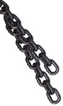Grade 100 Alloy Chains, Size 9/32 in, 4,300 lb Limit, Black