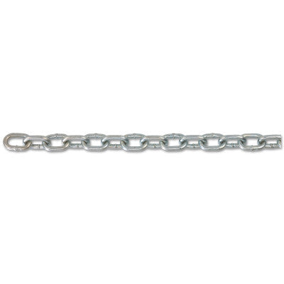 Machine Chains, Size 2/0, 100 ft, 545 lb Limit, Bright Zinc