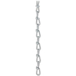 Twin Loop Chains, Size 2/0, 300 ft, 255 lb Limit, Bright Zinc