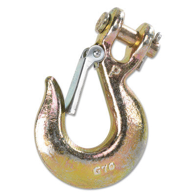 Grade 70 Clevis Slip Hooks with Latch, 5/16 in, 5,350 lb Load