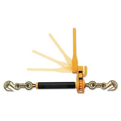 QuikBinder Plus Ratchet Load Binders, 1/2", 3/8" Chain, 12000 lb, 6 in Lift, YW