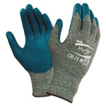 Hycron Nitrile Coated Gloves, 9, Blue