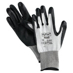 HyFlex 11-624 Dyneema/Lycra Work Gloves, Size 8, White/Black