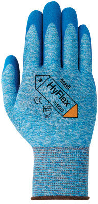 Hyflex Oil Repellent Gloves, 8, Blue