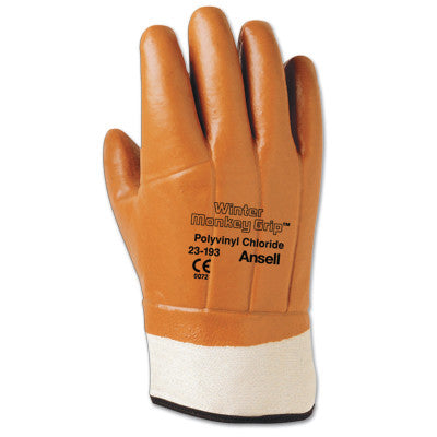 Vinyl Gloves, 10, Orange