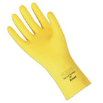FL 200 Gloves, 8, Natural Latex, Lemon Yellow
