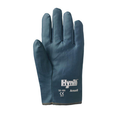 Hynit Nitrile-Impregnated Gloves, 10, Blue, Nitrile Coated Work Glove