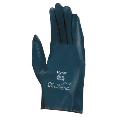 Hynit Nitrile-Impregnated Gloves, 6.5, Blue