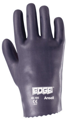 Edge Nitrile Gloves, Slip-On Cuff, Interlock Knit Lined, Size 7