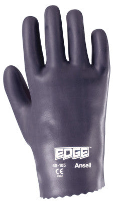 Edge Nitrile Gloves, Slip-On Cuff, Interlock Knit Lined, Size 8