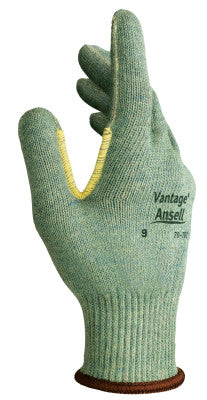 Vantage Heavy Cut Protection Gloves, Size 6, Mint, Knitted