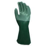 Scorpio Neoprene-Coated Gloves, Green, Rough, Size 9