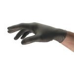 TouchNTuff Nitrile Gloves, Unlined, Small, Anthracite