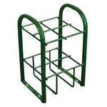 Multiple Cylinder Stands, Steel, 10 1/2 in W x 19 1/2 in L x 12 1/2 in D, Green