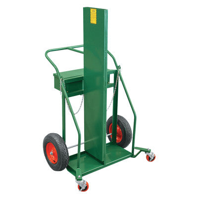 Firewall Series Carts, Holds 244 - 330 cu ft Cylinders, 4" Wheels
