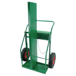 Cylinder Trucks, Holds 2 Cylinders, 16" Pneumatic Wheels