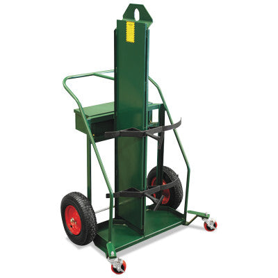 Firewall Series With Lifting Eye Carts, 244-330 cu ft Cylinders, 4" Foam Wheels