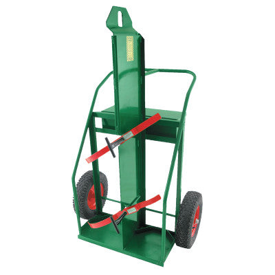 Heavy-Duty Reinforced Frame Dual-Cylinder Carts, 16" Pneumatic Wheels