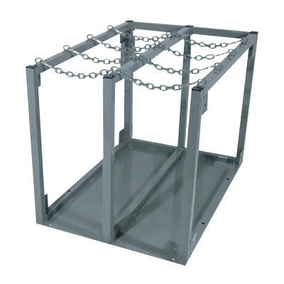 Cylinder Racks, 29"W x 40"D x 30"H, Gray, Steel