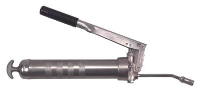 Heavy Duty Lever Grease Guns, 16 oz, 10,000 psi, 1/8 in, Rigid Extension/Coupler