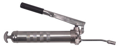 High Volume Grease Guns, 16 oz, 1,800 psi, Rigid Extension/Coupler