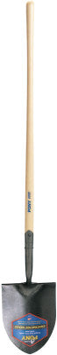 Shovels, 12 in X 8 3/4 in Round Point Blade, 47 in White Ash Straight Handle