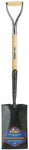 Drain & Post Spades, 16 X 5 1/2 Round Blade, 47 in White Ash Straight Handle