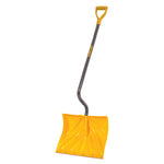 Poly Combo Ergonomic Handle Snow Shovels, 13 1/2 in x 18 in