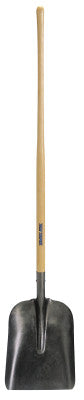 Steel Hollow-Back Shovels & Scoops, 17X12 Blade, 51in White Ash Straight Handle