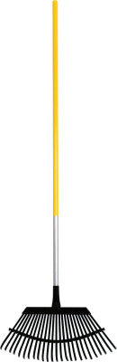 Superflex Rake, 48 in Vinyl Coated Aluminum Handle