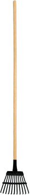 Superflex Rake, 48 in Wood Handle