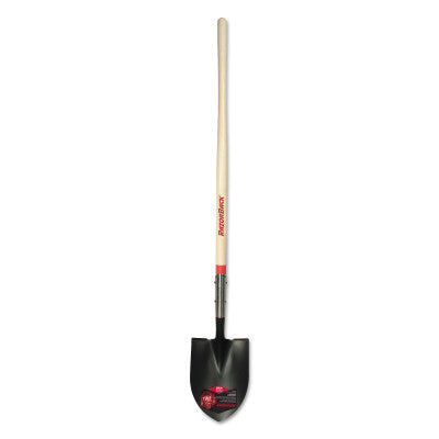 Forged Round Point Shovels,  9 X 11 1/2 Round Point, 47 in Fiberglass Handle