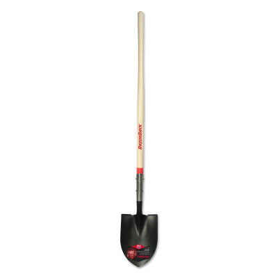 Forged Round Point Shovels,  9 X 11 1/2 Round Point, 45 in Hardwood Handle