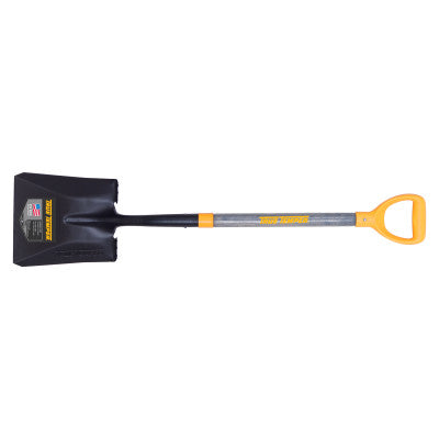 Forged Square Point Shovels with D-Top, 11 1/2 in x 9.64 in