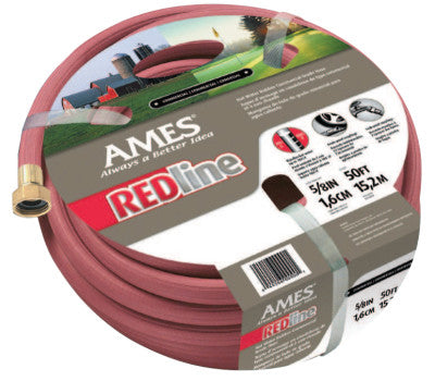 Redline Hot Water Hoses, 3/4 in X 100 ft, Red