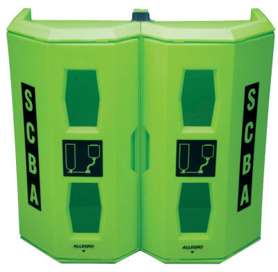 Heavy-Duty SCBA Wall Cases, For Single SCBA, 28 X 14 X 17