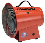 DC Axial Blowers, 1/4 hp, 12 VDC, 15 ft. Cord w/Alligator Clips