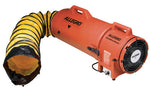 Plastic Com-Pax-Ial Blowers w/Canisters, 1/3 hp, 115 VAC, 25 ft. Ducting