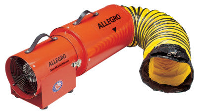 AC Com-Pax-Ial Blowers w/Canister, 1/3 hp, 115 V, 15 ft. Ducting