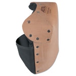Leather Knee Pads, Neoprene strap; Buckle, Saddle