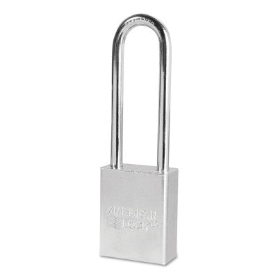 Steel Padlocks (Square Bodied), 1/4 in Diam., 3 in Long