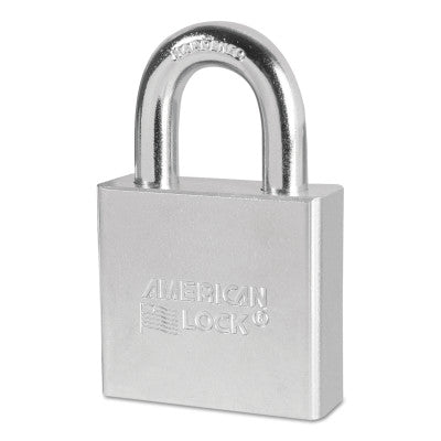 Steel Padlocks (Square Bodied), 5/16 in Diam., 1 1/8 in Long