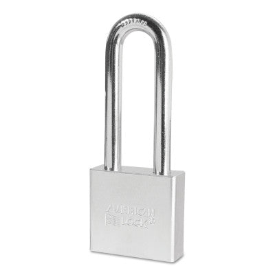 Steel Padlocks (Square Bodied), 3/8 in Diam., 3 in Long, Keyed Different